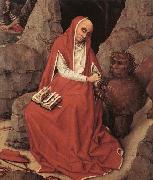 St Jerome and the Lion WEYDEN, Rogier van der